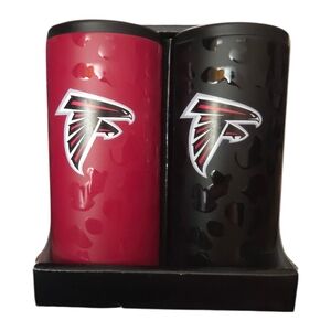 Atlanta Falcons - NEW Set of 2 Slim Can Coolie Set NFL 12oz Stainless Steel Logo